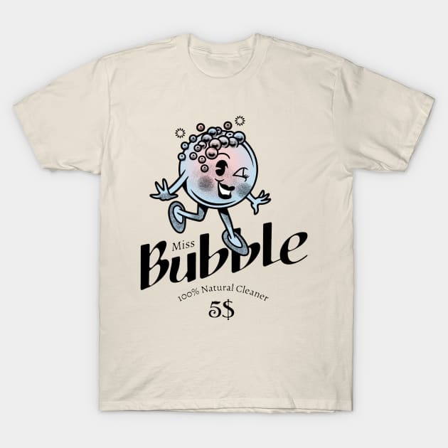 Miss Bubble T-Shirt by mascotmancharacter